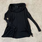Prómesa Process Black Ribbed Cowl Neck Tunic Photo 0