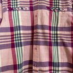Vintage Plaid Top Button Photo 8