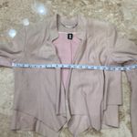White House | Black Market  100% leather suede jacket. Size small. Light pink Photo 5