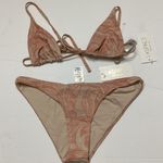 l*space New. L* metallic swirl bikini set. Retails $198 small Photo 15