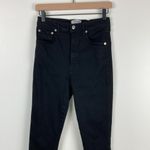 AGOLDE  Sophie Cropped Jeans Jet Black Women’s Size 27 Slim Skinny High Rise Photo 2