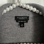 Talbots Sweater Blazer in Merino Wool XP Plus Petite Grey Photo 2