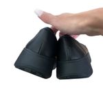 FitFlop  Black Padded Detail Leather Flatform Loafers Sz 11 Photo 4