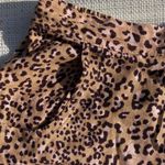 Skylar + Madison Leopard Paperbag Waist Shorts Photo 2