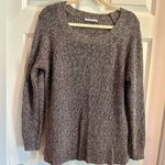 Pink Clover  Heathered Brown Crew Neck Sweater Photo 0
