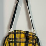 Yellow Y2K Plaid Print Crossbody / Adjustable Strap Bag Photo 0
