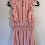 Avec Les Filles  Pink Ruffed Tiered Maxi Dress Womens 10 Romantic Coquette Fairy Photo 7