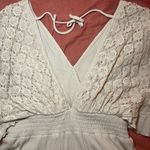 Prómesa GUC Women’s Promesa Lace Detail Boho Romper/Dress in Cream Size Small Photo 3