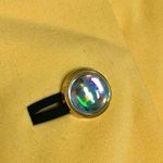 Vintage 80s ESCADA Margaretha Ley Golden Yellow Blazer Iridescent Buttons sz M Size M Photo 2