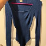 Abercrombie & Fitch Long Sleeve Square Neck Sweater Abercrombie Bodysuit Photo 0