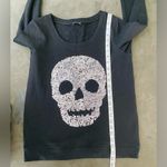 EXPRESS Sequins Skull Design  sweatshirt Photo 4