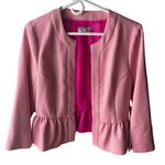 1. State  Candy Tweed Cropped Open Front Blazer Size Medium New With Tags Photo 2