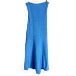 ALC Frank A.L.C. Dean Blue Strapless Knit A-Line Midi Dress Size Small Photo 4