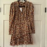 Ulla Johnson NEW  Dress Marielle‎ Floral Puff Sleeve Size 2 Mini Dress NWT Boho Photo 5