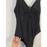 Adore Me Adore Me Andressa Contour Plus Women’s Black One Piece Swimsuit Size 1X Beach Photo 8