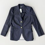 Brooks Brothers  Loro Piana Two-Button Wool Blazer  Black Navy 10  $598 NWT Flaws Photo 1