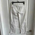 Alice + Olivia 180  White Straight Leg Jeans Size 25 Color White Photo 4