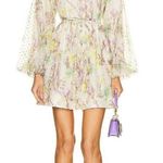 Alexis  Behati Dress in Floral Embroidered Medium New Womens Floral Mini Photo 0