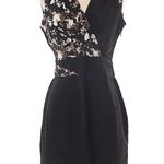 ALLSAINTS  Azure Chase Dress Night Black Floral Silk Sleeveless Italy Party Photo 2