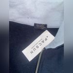 Brandy Melville NWT  Gray & Blue Quarter Zip Sweater Cotton Blend Woman's Medium Photo 5