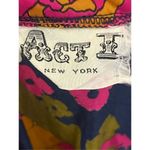 Vintage 70s Act 1 Groovy Flower Power Psychedelic Mini Dress M Pink Size M Photo 5