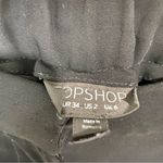 Topshop Women’s Dress Pant Capris Black with White Stripe Size 2 EUC Photo 3