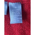 Holiday Editions Woman's Christmas Sweater Vest Leopard Red Size 1X *See‎ Pic 8 Photo 6