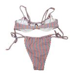 Xhilaration  Swim Red White Blue Scrunch Back Bra Top Bikini Size Women's XS / S Photo 1