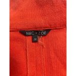 Nic Zoe Tomato Red Jacket Long Coat Size Medium Stretch Orange  Photo 1
