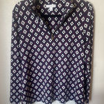 Charter Club  printed‎ long sleeve top size L colour combo Photo 0