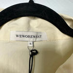 We Wore What  Half Zip Cropped Jacket Cream NWT Trendy Lightweight Photo 1