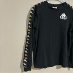 Kappa  black long sleeve crewneck T shirt unisex size small Photo 1