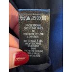 Zac Posen  Gown‎ Women 12 Navy Blue Satin One Shoulder Flowy Maxi Formal Luxury Photo 11