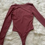 Long Sleeve Women’s Bodysuit Red Photo 4