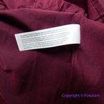 Eloquii New!   Maroon Dress‎ puff sleeve flounce hem size 28 Photo 11