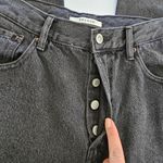 PacSun  Eco Black Back Slash Dad Straight Leg Jeans Size 27 Photo 13