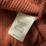 J. Jill Waffle Knit Hooded Embroidered Henley Top Size L Pink Size L Photo 3