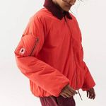 Free People Movement Outpost Bomber Jacket Coat Pockets Removeable Collar NWT Photo 0