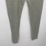 EXPRESS Tricot Green Gingham Vintage Leggings Elastic Size Medium Cotton Photo 6