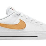 Nike 6 Sneakers Tennis Shoes court next nature white gold swoosh Womens Photo 0