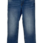 United Colors Of Benetton United Colors of Benettion Womens Jeans Straight Fit Mid-Rise Frayed Hem Size 28 Photo 0