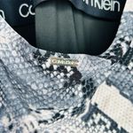 Calvin Klein One Piece Swimsuit Womens Sz 14 Snakeskin Print Pink Black Halter Photo 7