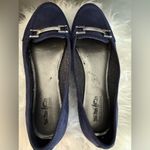 Coach and Four Blue Suede Loafers Size 9 Photo 3