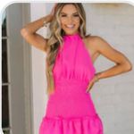 These Three Boutique Backless Halter Mini Dress Photo 1