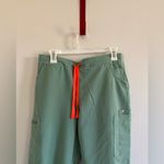 FIGS High Waisted Yola Skinny Scrub Pants green medium Photo 4