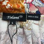 Tolani  Large Devika Dress Rose Floral Jumper Midi Fit & Flare Sundress Cottage Photo 7