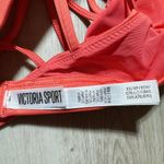 Victoria Sport‎ Lace Up Sports Bra Coral Women's Size XS Red Photo 2