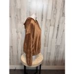 No Boundaries  Tan Velour Hoodie XXL 19 | Cozy Soft Ribbed Pullover | Plus Size L Photo 2