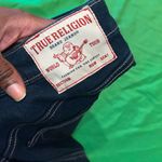 Becca NWT Women's True Religion Mid Rise Boot Cut Dark Blue Jeans size 28 Photo 9