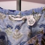 Midnight sky Blue Floral Tank Top Photo 1